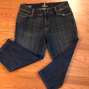 Liz Claiborne Crop Pants, Denim, Sz 4P